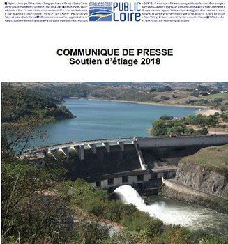 illustration Soutien des débits de l'Allier et de la Loire par les barrages - EPTB Loire
