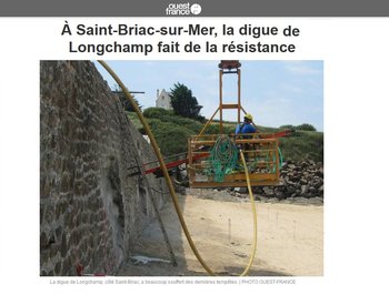 illustration Côtes d’Armor : À Saint-Briac, la digue fait de la résistance