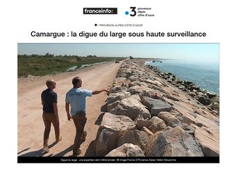 illustration Camargue : la digue du large sous haute surveillance