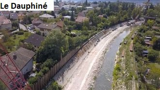 illustration Aix-les-Bains : Renforcement des digues du Sierroz 
