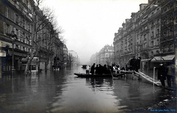 illustration Paris simule une crue centennale de la Seine