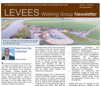illustration Newsletter : Levees Working Group