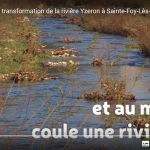 miniature transformation de la rivière Yzeron à Sainte-Foy-Lès-Lyon en timelapse