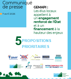 GEMAPI : Les associations nationales appellent à un engagement renforcé de l'État et à un financement à la hauteur des enjeux