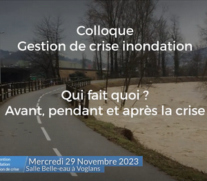 miniature Gestion de crise inondation "qui fait quoi"? Colloque CISALB