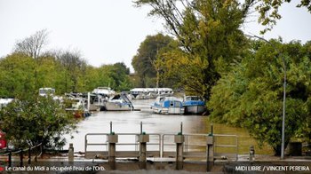 illustration Episode cévenol : inondation inédite par le canal du Midi