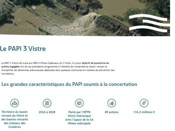 illustration Gard : nouveau PAPI pour Nîmes et le Vistre
