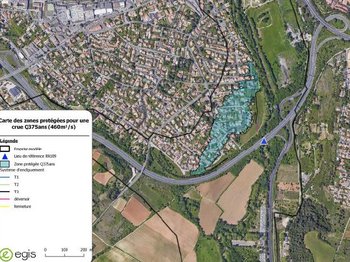 illustration Montpellier : déconstruction et reconstruction de digue à Juvignac