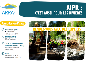 Formation certifiante "AIPR, c'est aussi pour les rivières !" - ARRA²