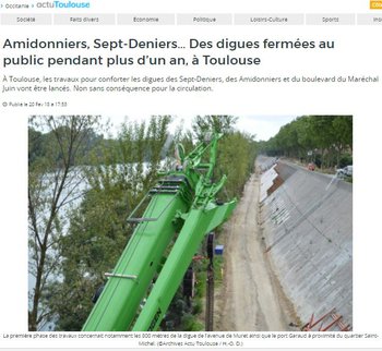 illustration Toulouse : Les travaux de consolidation ont repris (31)