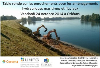 Table ronde sur les enrochements pour les ouvrages hydrauliques maritimes et fluviaux