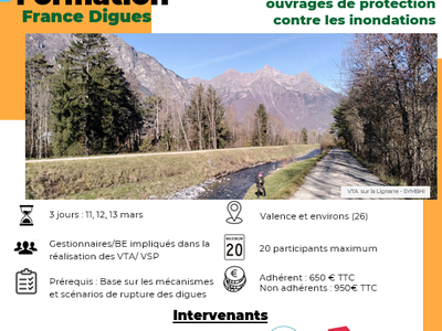 Formation : Mener les VTA et VSP sur les ouvrages de protection contre les inondations