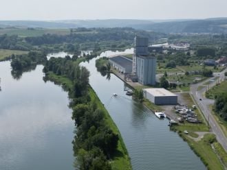 illustration Ardennes : la digue du port de Givet, un chantier d’ampleur au bord de la Meuse