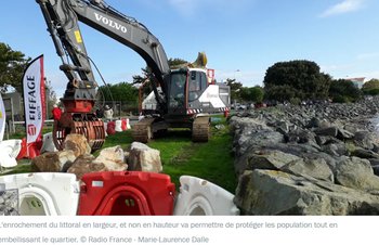 illustration La Rochelle : 60.000 tonnes d'enrochement à Port-Neuf