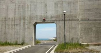 illustration Au Japon, un mur géant anti-tsunamis