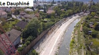 illustration Aix-les-Bains : Renforcement des digues du Sierroz