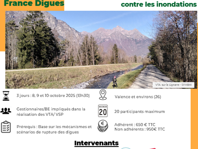 Formation : Mener les VTA et VSP sur les ouvrages de protection contre les inondations