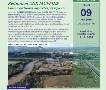 Crues et inondations, approches physiques et IA