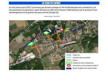 illustration Hauts-de-France : Blendecques se protège des inondations