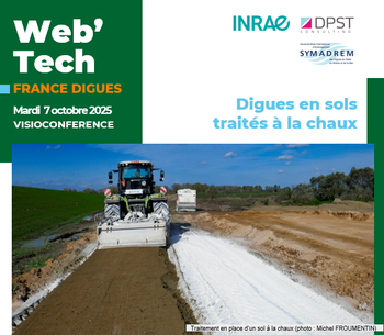 Web'Tech : Digues en sols traités à la chaux