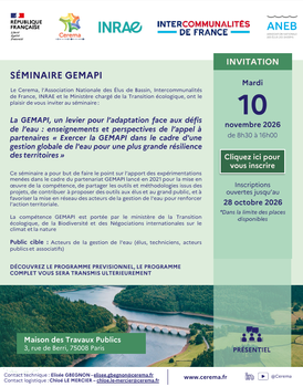 Séminaire GEMAPI